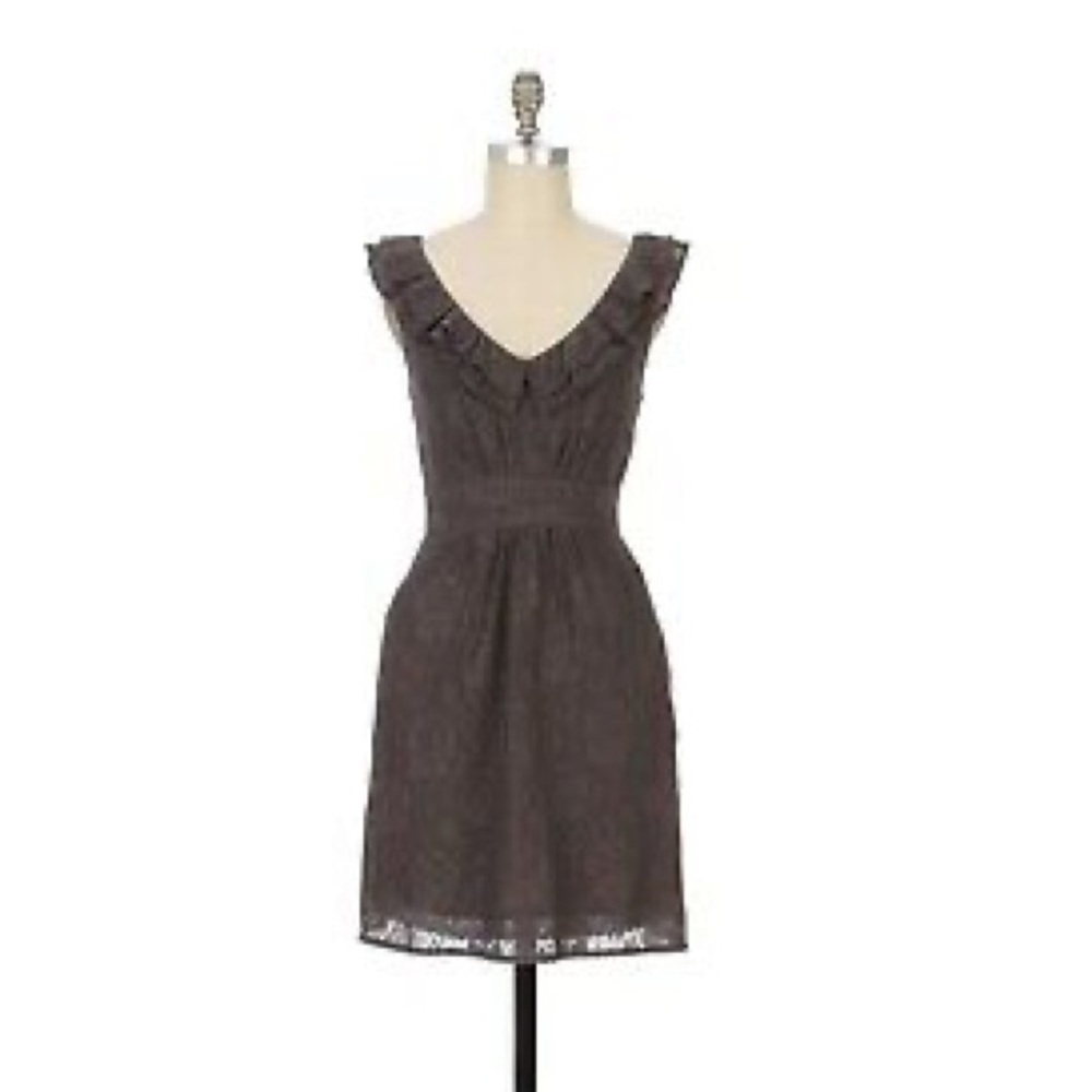 Anthropologie Maeve Dusky Needlework Dress